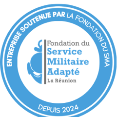Entreprise soutenue par la Fondation du Service Militaire Adapté, La Réunion, depuis 2024